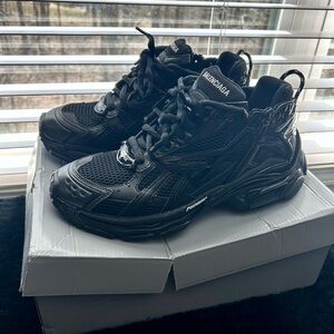 Size 10 Black Balenciaga Runners
